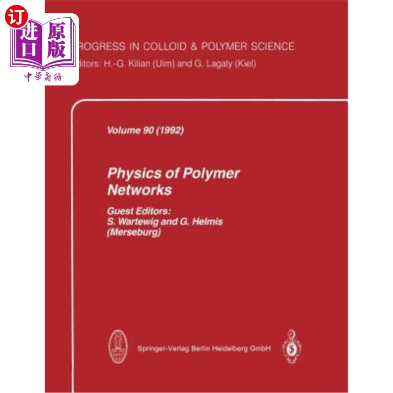 海外直订Physics of Polymer Networks 高分子物理学