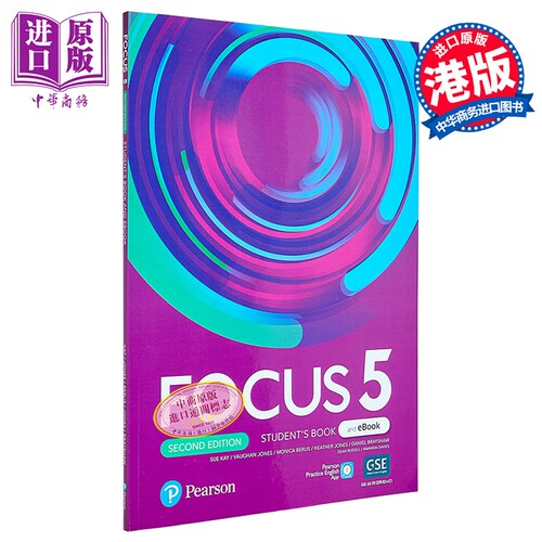 FOCUS 2E LEVEL 5 SB WITH PEP BASIC PACK 培生中学英语Focus教材 学生书含电子资源包 5级别  英文原版 【中商原版】