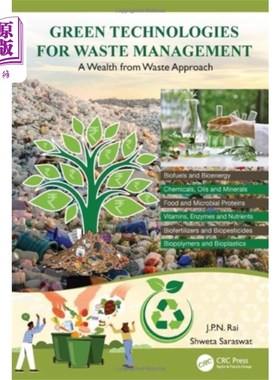 海外直订Green Technologies for Waste Management 绿色废物管理技术