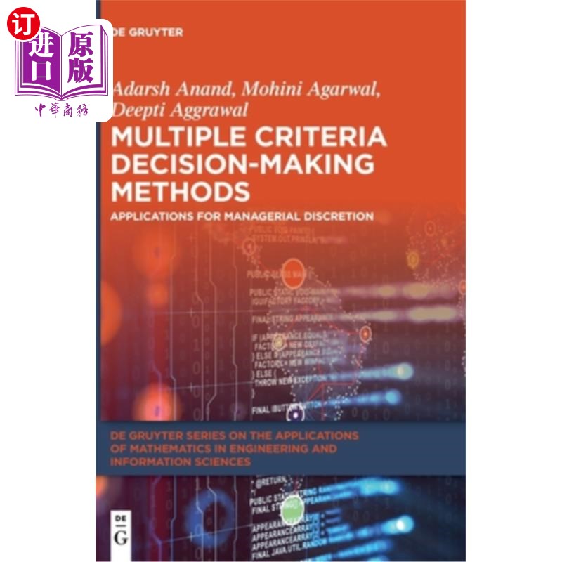 海外直订Multiple Criteria Decision-Making Methods 多准则决策方法:管理自由裁量权的应用