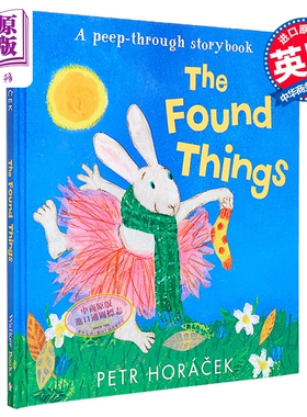 兔子的探秘冒险之旅 Petr Horácek The Found Things A peep-through storybook 英文原版 绘本故事精装精品绘本【中商原版?
