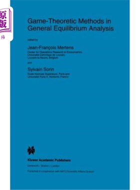 海外直订Game-Theoretic Methods in General Equilibrium Analysis 一般均衡分析中的博弈论方法