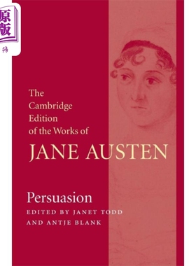 剑桥学术版本系列 劝导 剑桥版 简 奥斯丁 著作集  Persuasion 英文原版 anet Todd Antje Blank Jane Austen【中商原版】