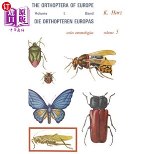 Orthopteren 欧洲直翅目 The 第1卷 Orthoptera Europe 海外直订Die Volume Europas
