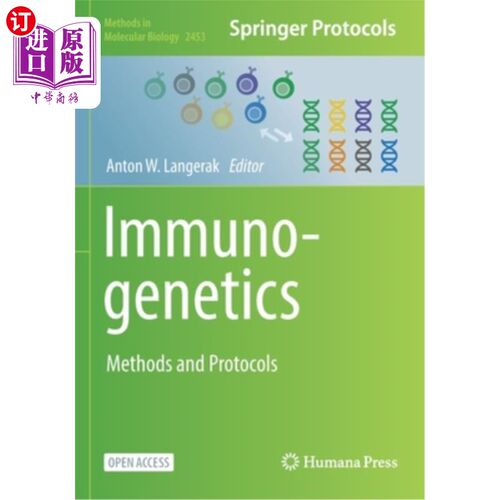 海外直订医药图书Immunogenetics: Methods and Protocols 免疫遗传学:方法和方案