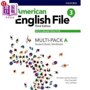 Online File Student 海外直订American Workbook with Pra Level Pack Multi 美国英语档案三级学生用书 Book English