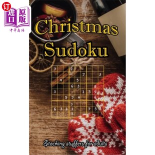 海外直订Christmas Sudoku for Adults: Stocking Stuffers with 101 hard sudoku puzzles with 圣诞数独成人:圣诞礼物与10