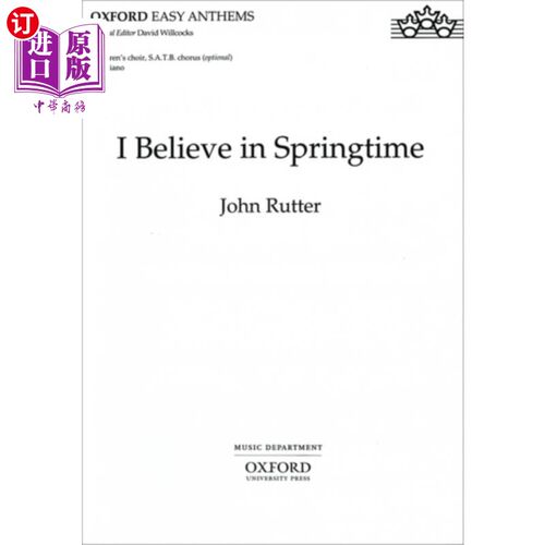 海外直订I believe in springtime 我相信春天