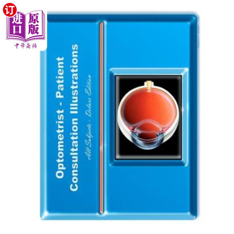 海外直订医药图书Optometrist-Patient Consultation Illustrations - Deluxe Edition: Exam Room Portf 验光师患者咨询插图