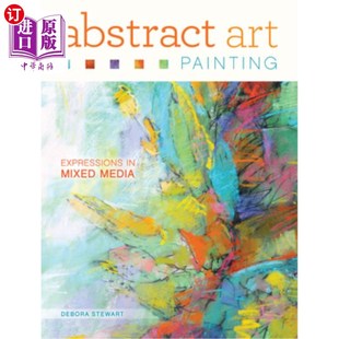 表达 Media Art Painting Expressions 海外直订Abstract 抽象艺术绘画 Mixed 混合媒介