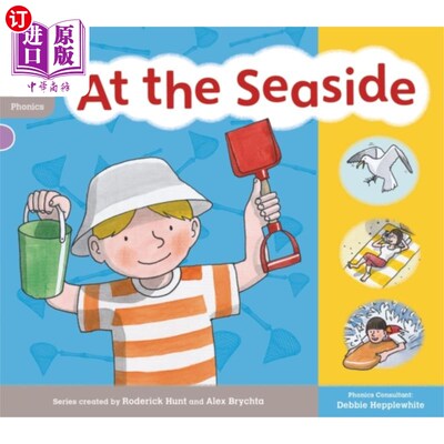 海外直订Oxford Reading Tree: Floppy Phonics Sounds & Let... 牛津阅读树:软盘语音和字母1级More a在海边