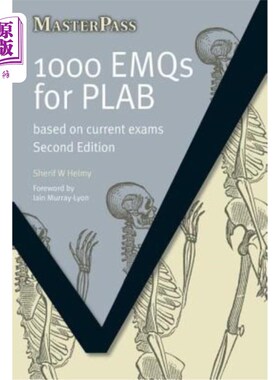 海外直订1000 Emqs for Plab: Based on Current Exams, Third Edition Plab的1000个emq：基于当前的考试，第三版