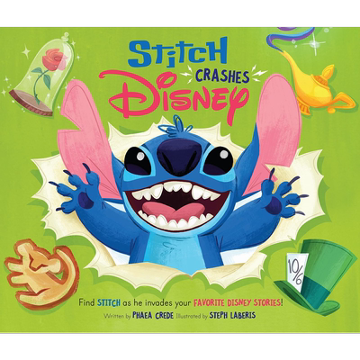 史迪仔撞毀了迪士尼 Stitch Crashes Disney 英文原版 儿童绘本 故事图画书 精装绘本 进口图书【中商原版】