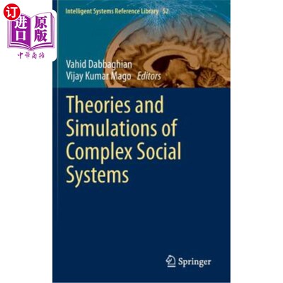 海外直订Theories and Simulations of Complex Social Systems 复杂社会系统的理论与模拟