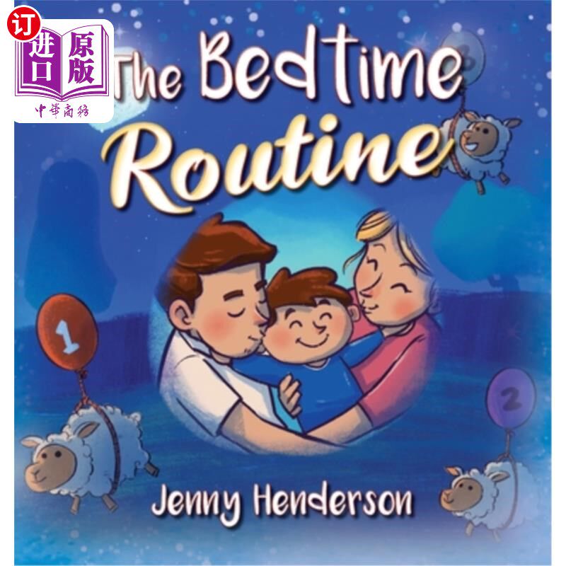 海外直订the bedtime routine 睡前的例程