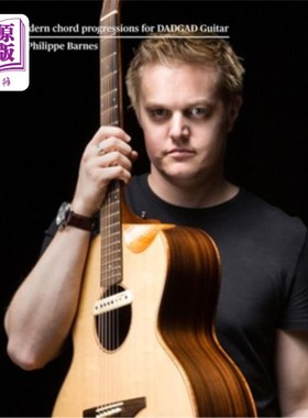 海外直订modern chord progressions for DADGAD Guitar 达加德吉他的现代和弦进行曲