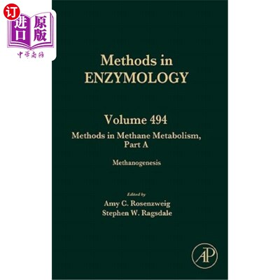 海外直订医药图书Methods in Methane Metabolism, Part a: Methanogenesisvolume 494 甲烷代谢方法，A部分，494：产甲烷作