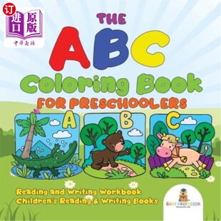 Book 读写工 学龄前儿童ABC彩色书 Writing ABC Coloring Workbook Preschoolers for 海外直订The Reading Children and
