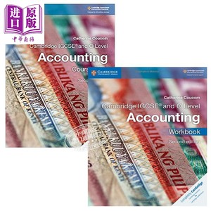 Cambridge IGCSE and O Level Accounting Coursebook/Workbook剑桥会计课程教材课本/练习册可选 2018第二版【中商原版?