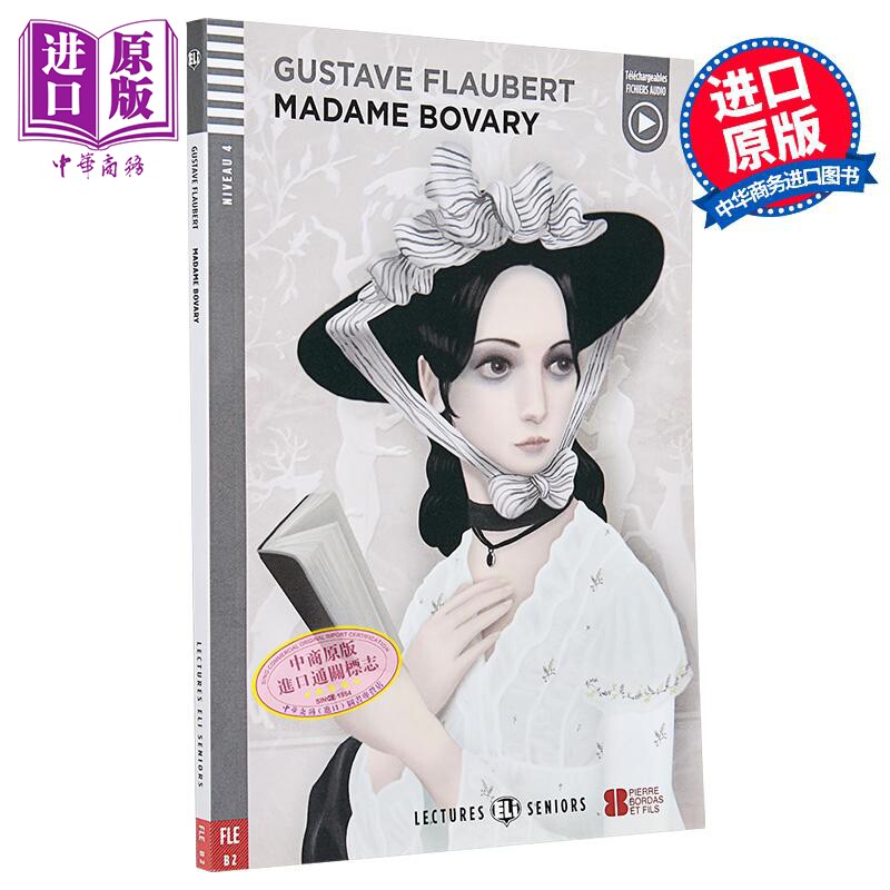 法文原版ELI Young Adult Readers French B2: Madame Bovary 包法利夫人 法语学习分级阅读读物 含音频【中商原版】