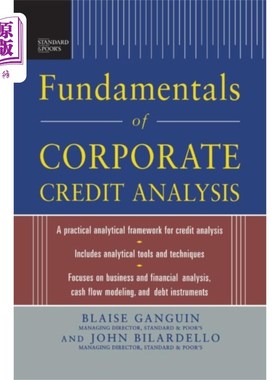 海外直订Standard & Poor's Fundamentals of Corporate Cred... 标准普尔公司信用分析基础(PB)