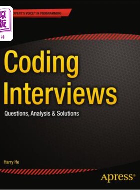 海外直订Coding Interviews: Questions, Analysis & Solutions 编码面试：问题、分析和解决方案