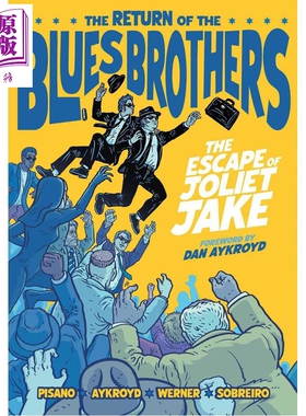 预售 蓝色兄弟 福禄双霸天 经典故事图画小说 英文原版 THE BLUES BROTHERS THE ESCAPE OF JOLIET JAKE LUKE【中商原版】