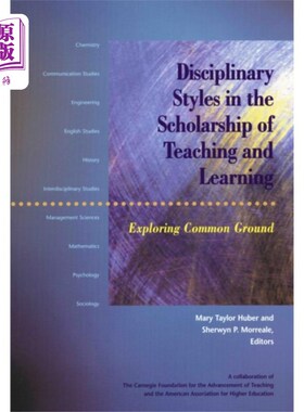 海外直订Disciplinary Styles in the Scholarship of Teachi... 教与学学术的学科风格