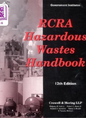 海外直订RCRA Hazardous Wastes Handbook RCRA危险废物手册