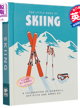 滑雪小书 滑雪的奇迹和智慧 The Little Book of Skiing Wonder Wit  Wisdom for the Slopes英文原版 Orange Hippo【中商原?