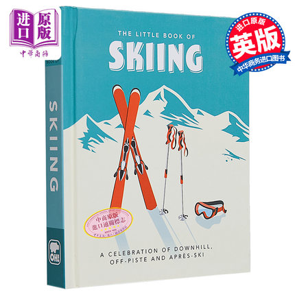 滑雪小书 滑雪的奇迹和智慧 The Little Book of Skiing Wonder Wit  Wisdom for the Slopes英文原版 Orange Hippo【中商原?