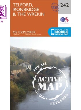 海外直订Telford, Ironbridge and the Wrekin 特尔福德，铁桥和Wrekin