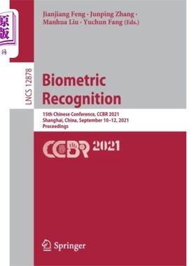 海外直订Biometric Recognition 生物特征识别
