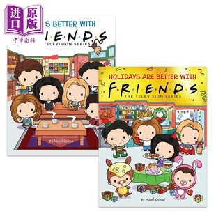 are Friends Life Holidays 精装 老友记绘本2册精装 Perry Better 钱德勒小钱钱 英文原版 with 中商原版 马修派瑞Matthew