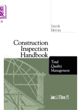 海外直订Construction Inspection Handbook: Total Quality Management 施工检验手册：全面质量管理