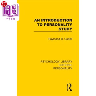 海外直订Introduction to Personality Study 人格研究概论