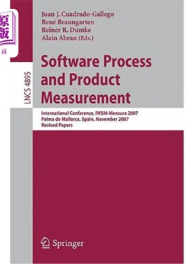 海外直订Software Process and Product Measurement: International Conference, Iwsm-Mensura 软件过程和产品度量：国际会