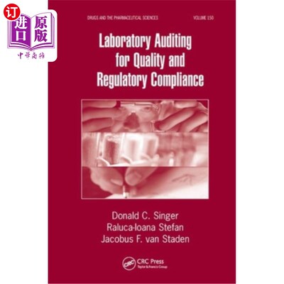 海外直订医药图书Laboratory Auditing for Quality and Regulatory Compliance 质量和法规合规性的实验室审核