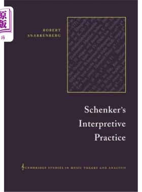 海外直订Schenker's Interpretive Practice  申克的解释实践