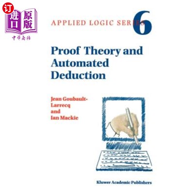 海外直订Proof Theory and Automated Deduction 证明理论与自动推理