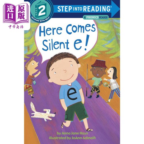 Step Into Reading Step2 Here Comes Silent E 兰登阅读进阶2 沉默的E来了 英文原版 儿童绘本 分级阅读 Anna Hays【中商原?