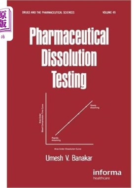 海外直订医药图书Pharmaceutical Dissolution Testing 药物溶出度测试