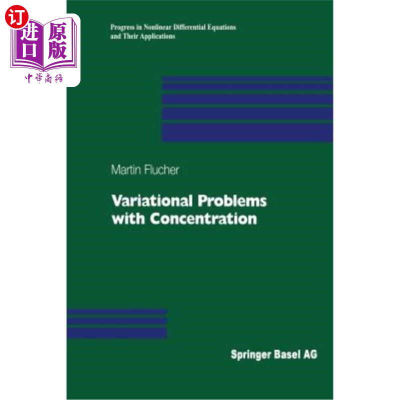 海外直订Variational Problems with Concentration 浓度变分问题