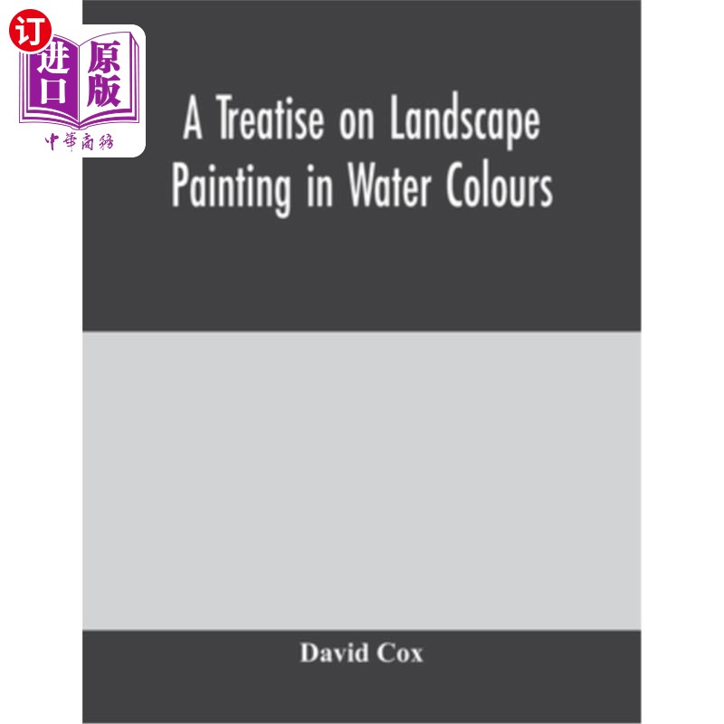 海外直订A treatise on landscape painting in water colours 论水彩山水画