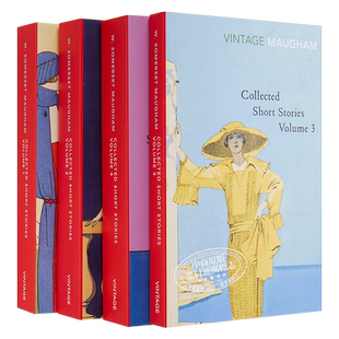 预售 毛姆 短篇小说作品集 4本套装 英文原版 Maugham Short Stories 英国特工阿申登 绅士肖像 William Somerset Maugham【中商原