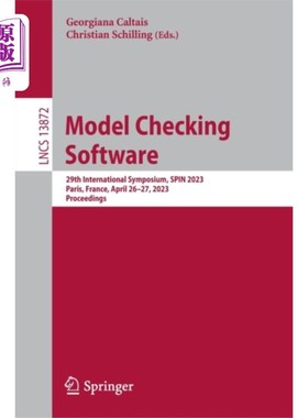 海外直订Model Checking Software 模型校验软件