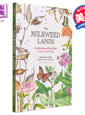 现货 马利筋地 植物的史诗故事 The Milkweed Lands 英文原版 Eric Lee Mader 牛奶草百科 手绘科普【中商原版】