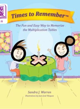 海外直订Times To Remember: The Fun and Easy Way to Memorize the Multiplication Tables 记忆时间：记忆乘法表的有趣而