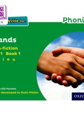海外直订Read Write Inc. Phonics: Green Set 1 Non-fiction... Read Write公司自然拼读:绿色套装1非虚构1双手