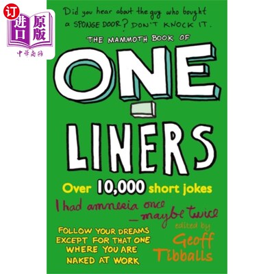 海外直订Mammoth Book of One-Liners 长篇大论的俏皮话